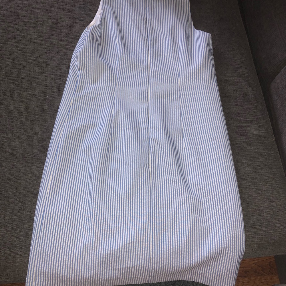 London Times, Dress, Light blue and white pinstripes - Picture 2 of 3